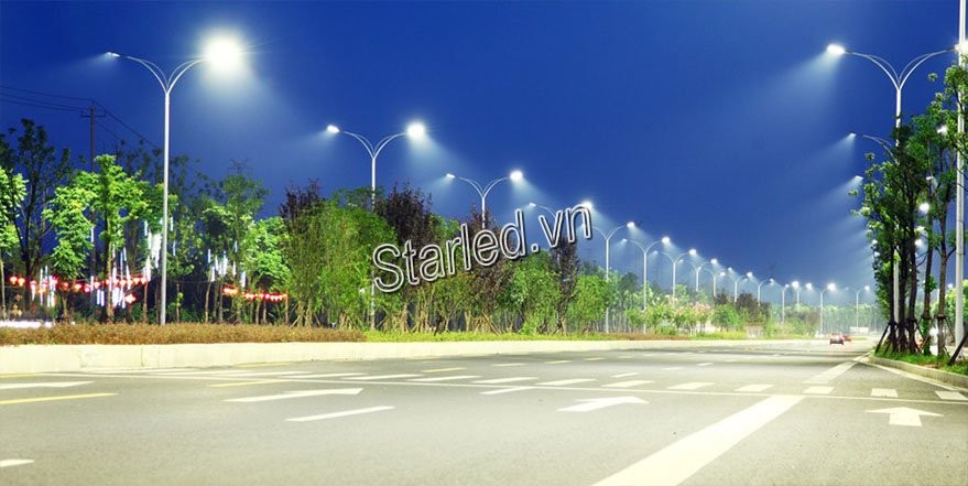 đèn đường led phố S1-50w chiếu sáng đường đô thị